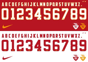 AS Roma 2015 font